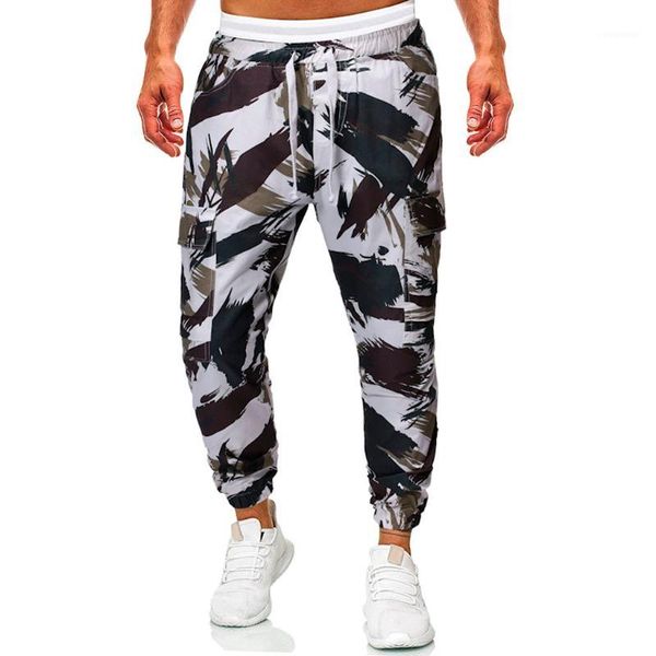 

patchwork color trousers loose sweatpant casual joggers pants men pockets streetwear harem pant hip hop trousers pantalon homme1, Black