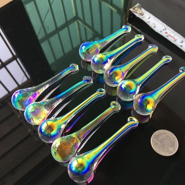 

5pc multicolor crystal suncatcher raindrop chandelier prism drop icicle pendant decor 5pc multicolor better trendy office h jllxcz