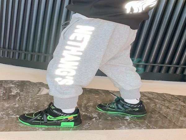 

boys' cotton reflective loose beam pants fashion 2020 new autumn children's casual fashion flow pants wmtqnd mywjqq, Blue