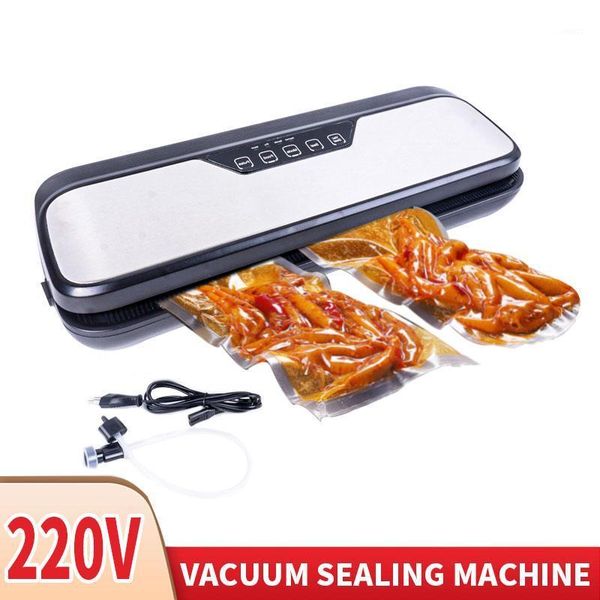 

220v 110w abs automatic vacuum sealing machine electric packaging machine 10 sealing bags1