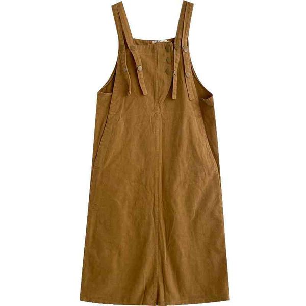 

women denim strap dress autumn ins collage style loose solid button pockets stitching split fork dresses tide, Black;gray