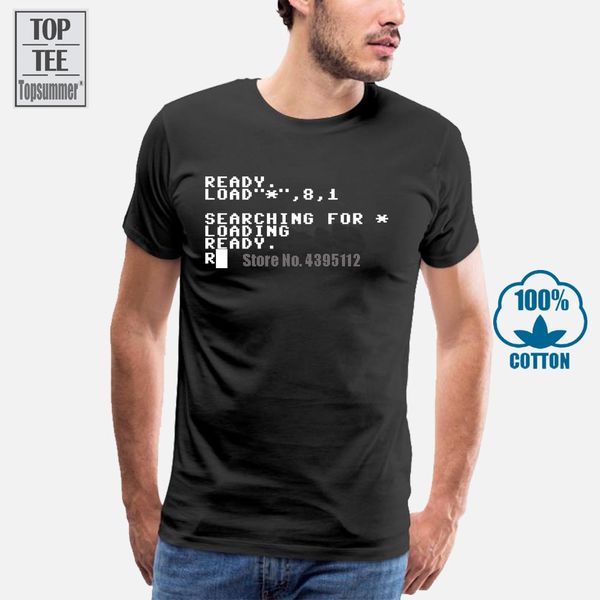 

commodore 64 loading ready computer joke gift geek pop culture retro old discount 2018 new fashion summer sport sweatshirt hoodie t shirt