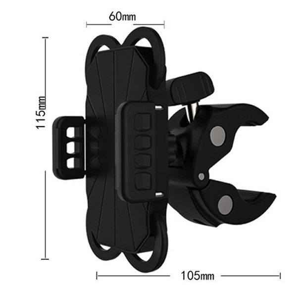 

360 rotating motorcycle mobile phone holders stands universal bike bicycle handlebar phone stand holder for iphone x xs 11 pro wmtoev