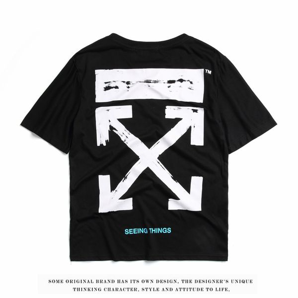 

street street fashion off men short-sleeved t-shirt new men's hip hop short-sleeved men t-shirt base shirt, Gray