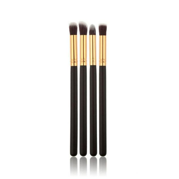

4 professional black tube gold tube makeup brushes soft synthetic hair eye shadow brushes makeup brushes bbyxtu lipper, Silver