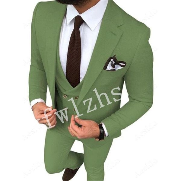 

new style one button handsome notch lapel groom tuxedos men suits wedding/prom/dinner man blazer(jacket+pants+tie+vest) w508, Black;gray