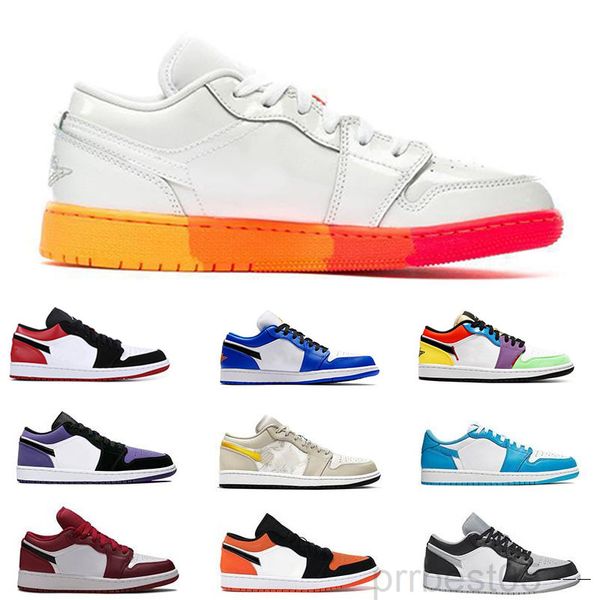 

new low jumpman 1 1s basketballs shoes grey black sail og sp travis scotts unc hyper royal n7 men women sneakers trainers lkc7