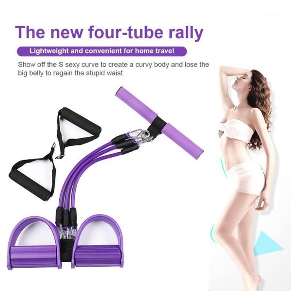 

resistance bands multifunctional sit-ups assistant chest expander pull rope abdominal abdomen pedal puller fitness male1