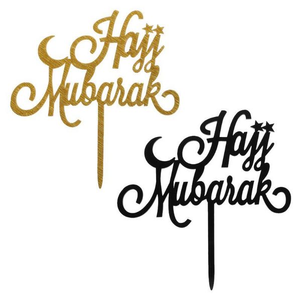 

happy mubara cake er muslim islam diy wedding party eid decor cupcake flags stick baking supplies