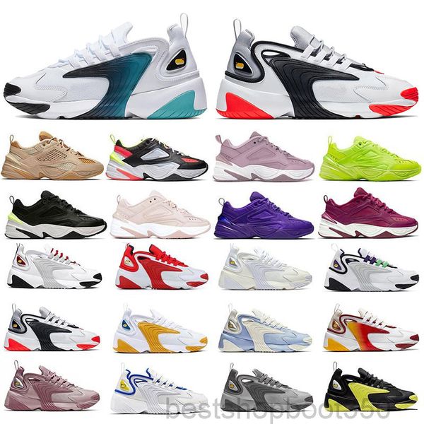 

new arrive wolf grey casual shoes m2k zoom tekno mens womens black volt rush pink royal blue creamy white sneakers shoe ff9q