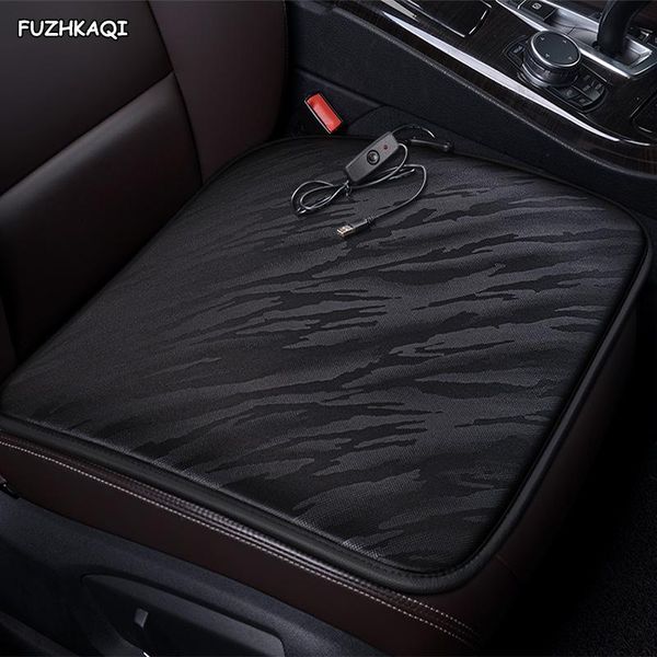 

fuzhkaqi 12v heated car seat cover for all model santafe solaris tucson ix25 elantra sonata creta i30 ix55 accent i20
