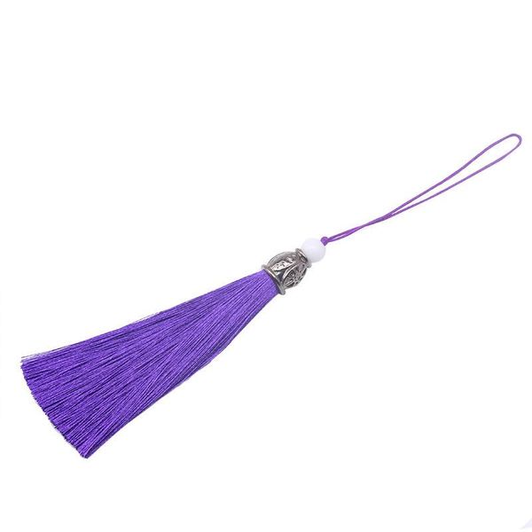 

5pcs new metal jade beads tassel diy garments materials key bag phone bookmark tassel pendant hand make embellissements craft h jlljxu