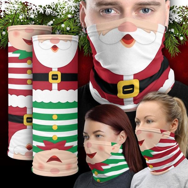

christmas mask face shield outdoor sports bandana mask magic headscarf headband visor neck gaiter christmas decoration gifts