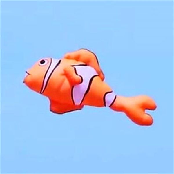 

2.5m flying fish soft ripsnylon fabric pendant reel windsock kite factory outdoor toy pilot 1018