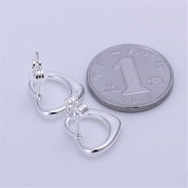 

bohemian beautiful heart for women wedding silver color stud earrings selling fashion jewelry e099 h sqczeo, Golden
