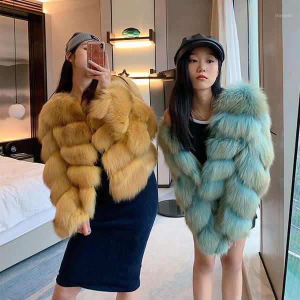 

natural raccoon fur jackets for women 2020 real fur coats female short overcoat outerwear wholesale femme genuine coats1, Black