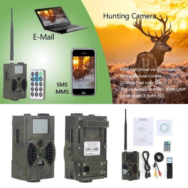 

mini cameras hc-300m hunting trail camera night version wild 16mp 1080p ip65 po trap 0.3s trigger wildlife surveillance1