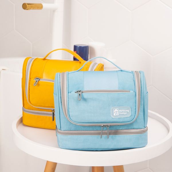 

cyir8 b2020 wall mount summer new transparent korean style portable wall-mounted cosmetic case wash bag ianlj color cosmetic bag solid