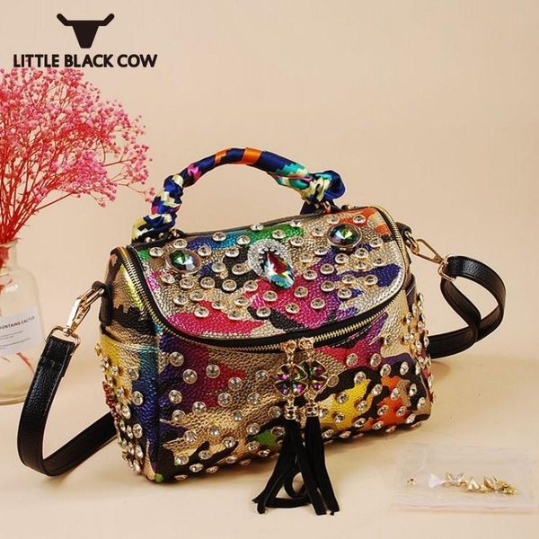

роскошные женские сумки алмазы мода rhinestone кисточкой плеча crossbody сумки pu leather tote bag party travel сумки