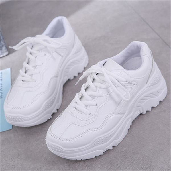

spring 2021 new ladies'shoes chunky women's plus 35-42 white shoes d34m, Black