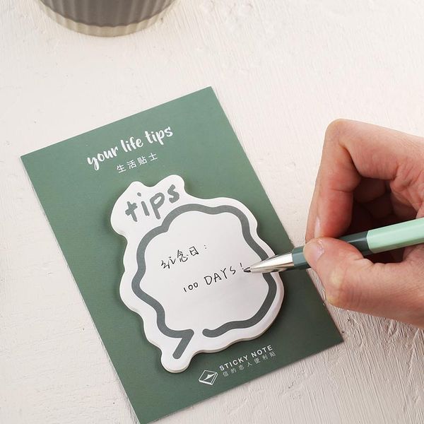 

4 шт цвет жизнь советы sticky note примечание точка memo pad post book marker канцелярские подарков школьные принадлежности материал escolar
