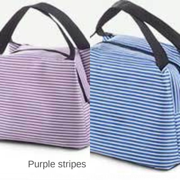 

mihnr meal striped multi-functional thermal ice ice insulation insulation thermal fresh-keeping bag student portable bag 7wfhf