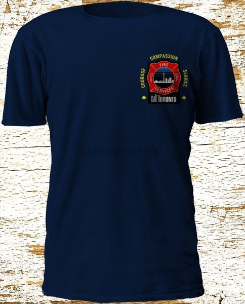 

2020 summer men print fashion slim short sleeve new toronto canada firefighter police navy hoodie designers t shirts sweatshirt