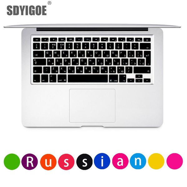 

russian for macbook pro lapkeyboard cover air 1315pro a1466a1502a1398a1278eu enter sile keyboard protective film h wmtran
