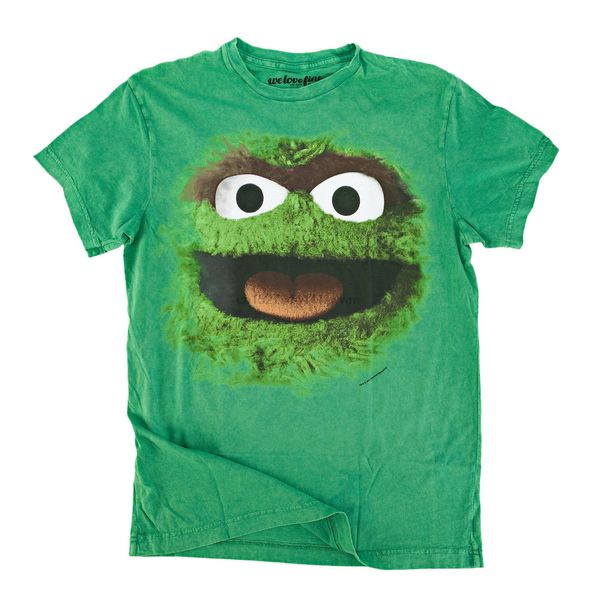 

sesame street big face oscar the grouch green cartoon men new fashion funny sport hooded sweatshirt hoodie t shirt