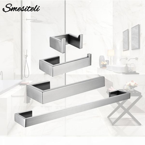 

toilet paper holder towel hooks bathroom accessories kit bar stainless steel bedroom metal mounting kitchen bath hardware sets bbyvli