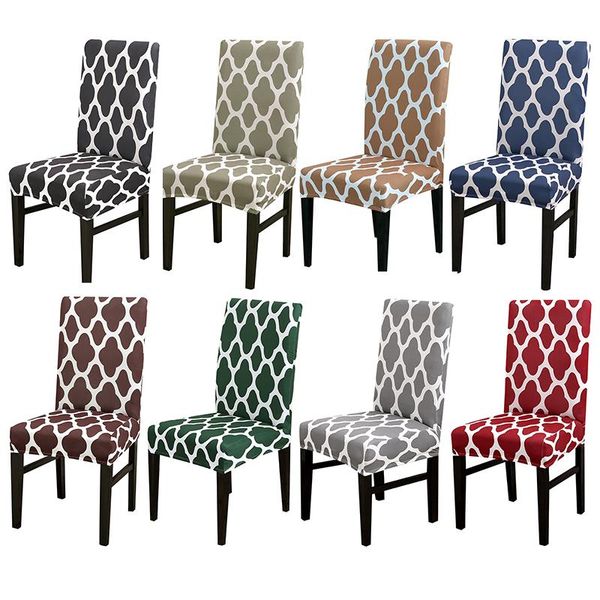 

slipcovers chair seat stretch l room print covers decoration banquet elastic dining cover geometric washable home bbyewi packing2010