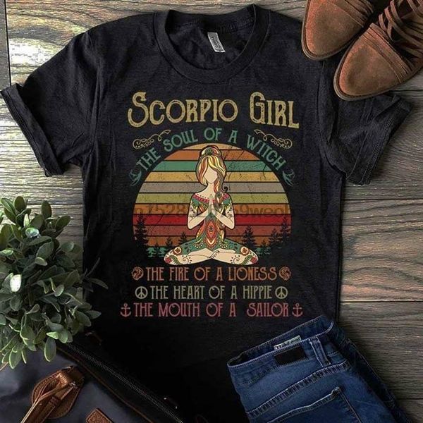 

scorpio girl the soul of a witch the fire of a lioness tshirt men m 3xl sport hooded sweatshirt hoodie
