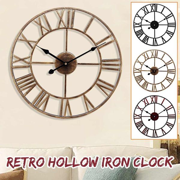 

iron wall clock 1008