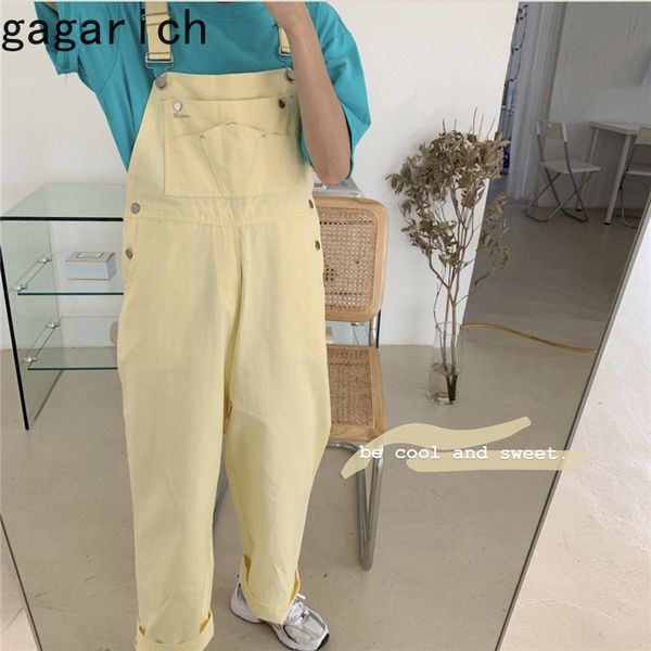 

gagarich women causal pants 2020 new summer spring female loose high waist wide leg straight trousers fashion lj201130, Black;white