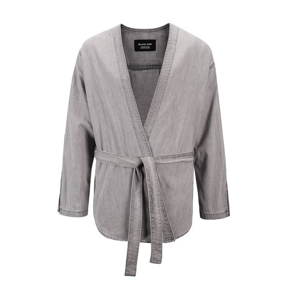 

2019 autumn new hip hop oversized jeans jacket men cotton fashion streetwear denim jacket coat for men street wear, Black;brown