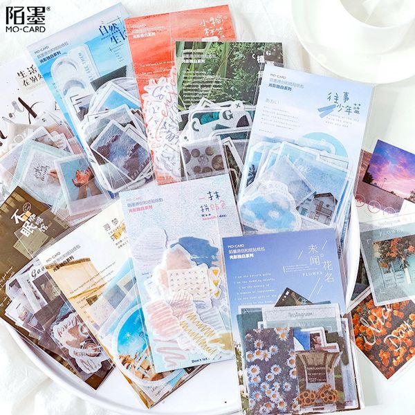 

40pcs/pack bullet journal stickers scrapbooking monologue of shadow series diy deco diary stationery sticker aesthetics
