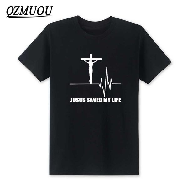 

new 2020 jesus saved my life savior god religion prayer faith christian short sleeve size xs xxl sport hooded sweatshirt hoodie men t shirt