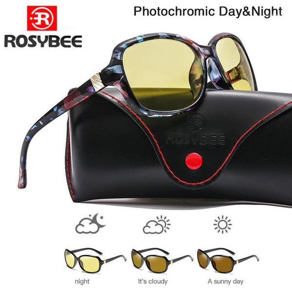

sunglasses 2021 luxury lady pochromic day night vision polarized women glasses female shades original oculos with box1, White;black