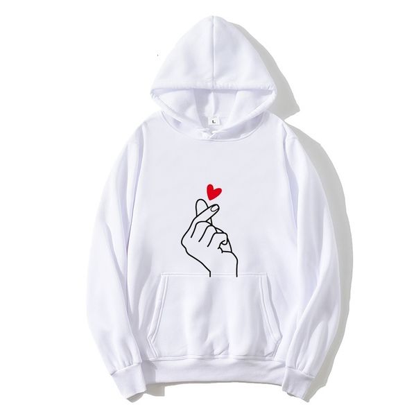 

2021 new than heart hoodies women oversized sweatshirt harajuku pullover streetwear printed hoodie autumn clothes kawaii korean clothing k93, Black