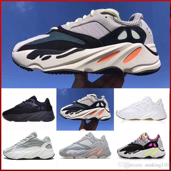 

kanye west 700 wave runner shoes for mens womens 700s v2 static sports sneakers mauve solid grey luxury designer shoes size 36-46