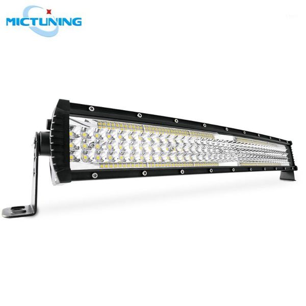 

other lighting system mictuning 22" five-row curved auto led light bar 13000lm spot flood combo beam offroad driving fog lamp for suv t
