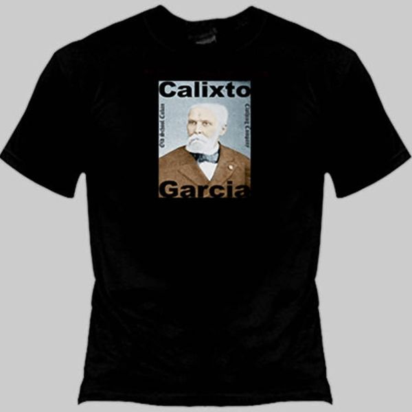 

sport cuba patriot hero calixto garcia old school cuban tshirt available for men and women made in the usa