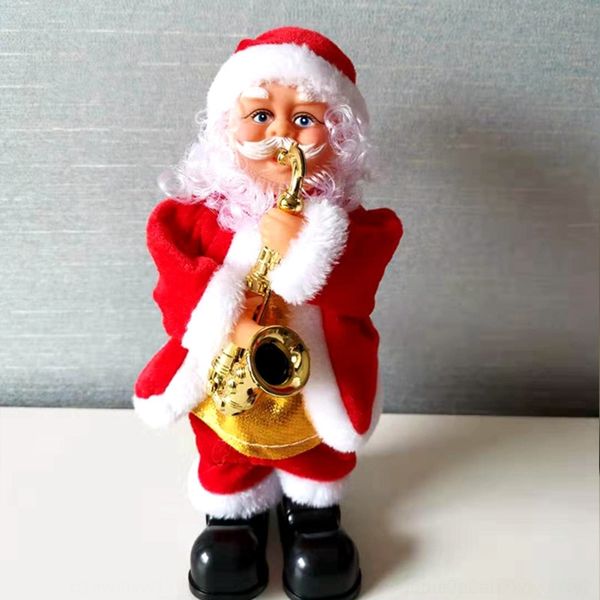 

nwla9 electric children's toys claus giftsplaying saxophoneplaying guitar musicsanta saxophonejewelry saxophone and decorations electri