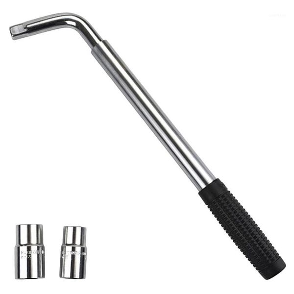 

extendable wheel brace wrench tire tyre telescoping lug wrench with sockets1