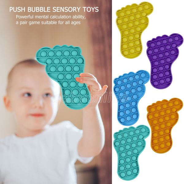 

push bubble fidget sensory toy autism special needs stress reliever kids antistresse toy popit fidget toys simple dimple