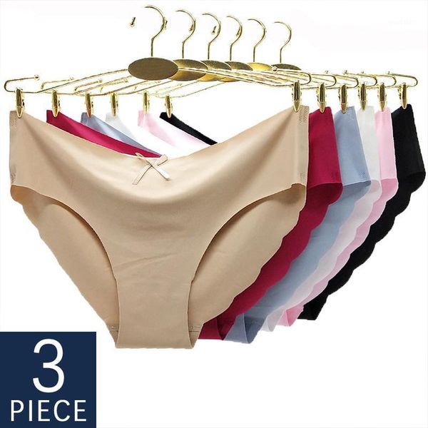 

women panties underwear ultra-thin viscose seamless briefs for women's comfort low-rise ruffles lingerie summer new, Black;pink