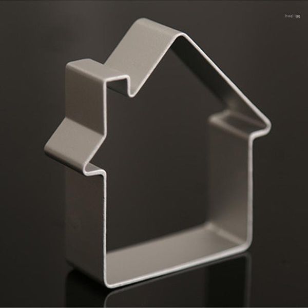 

wholesale- house shaped aluminium mold sugarcraft cake decorating cookies baking pastry cutter mould tool baking tools for cakes1