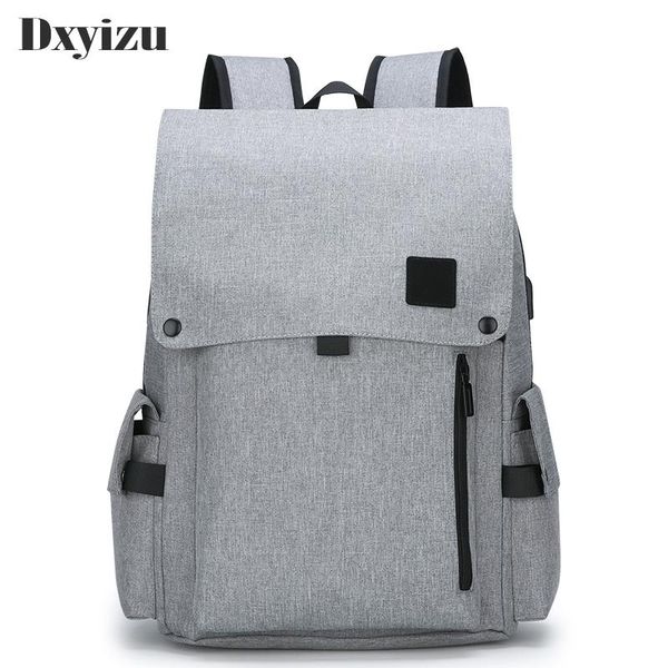 

2021 new men teenage male boys water resistant backpack usb recharging casual leisure backpack fit for lapanti-theft bags
