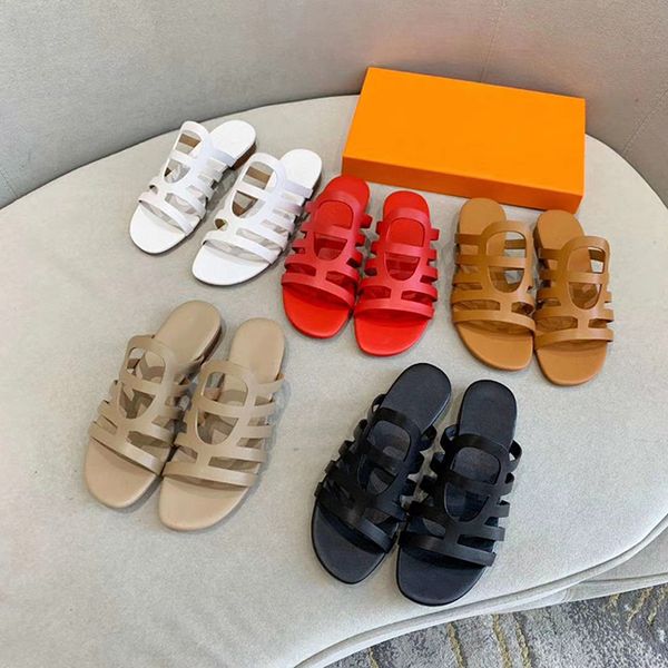 

designer 2020sandals fashion women's sandals women beach flip flops slipper size 35-42 with box, Black