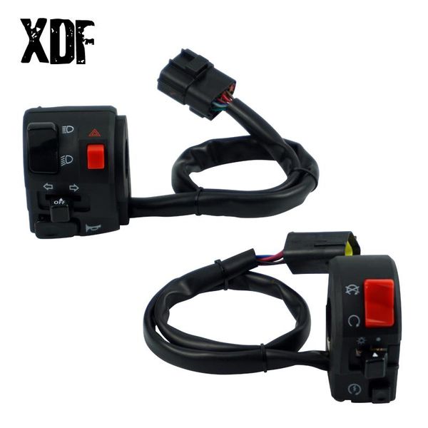 

7/8'' 22mm motorcycle handlebar switches horn turn signal electric fog lamp light start kill buttons motorbike controller switch